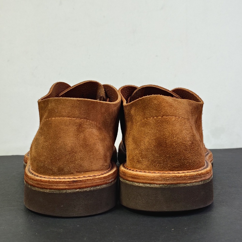 Schnee's Bozeman Mens Size 10 EU43 Suede Derby Shoes Brown Leather Vibram Italy - Picture 7 of 15